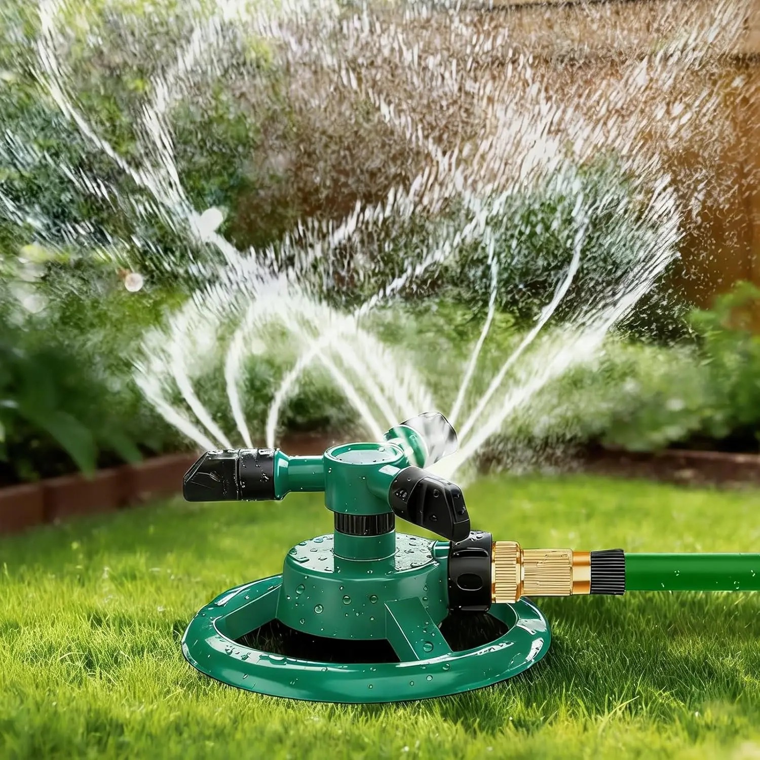 Rotating Lawn Sprinkler for Garden Watering